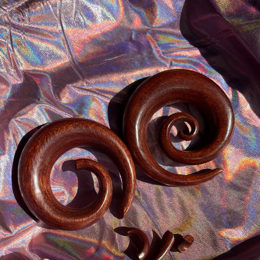 Diablo Organics Bloodwood spirals 5/8 inch/ 16mm